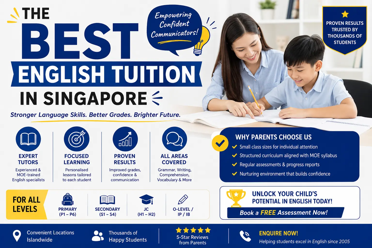 Best English Tuition Singapore